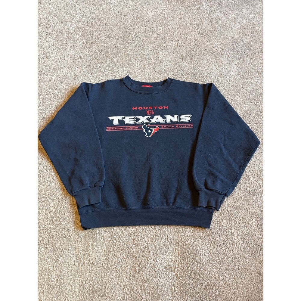 Houston Texas Youth NFL Crewneck Sweatshirt Size Large